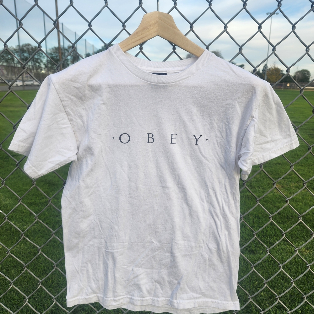 Obey Classic White Short Sleeve Tee